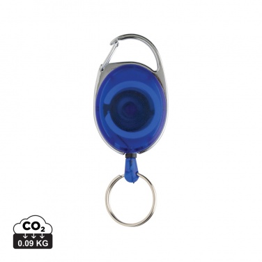Logo trade promotional products picture of: RCS recycled ABS roller clip keychain