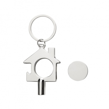 Logotrade business gifts photo of: RCS recycled zinc alloy 3 in 1 keychain