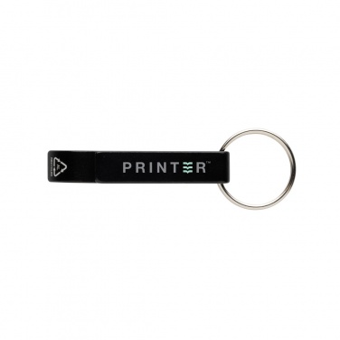 Logotrade promotional items photo of: RCS recycled aluminum bottle and can opener