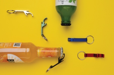Logo trade corporate gifts picture of: RCS recycled aluminum bottle and can opener
