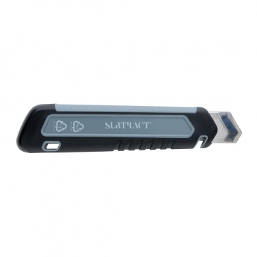 Logo trade advertising products picture of: Refillable RCS rplastic heavy duty snap-off knife soft grip