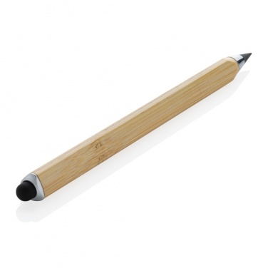 Logo trade promotional item photo of: Eon bamboo infinity multitasking pen