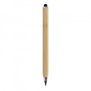Logo trade promotional giveaways picture of: Eon bamboo infinity multitasking pen
