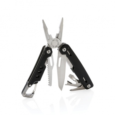 Logo trade promotional gifts image of: Solid multitool with carabiner
