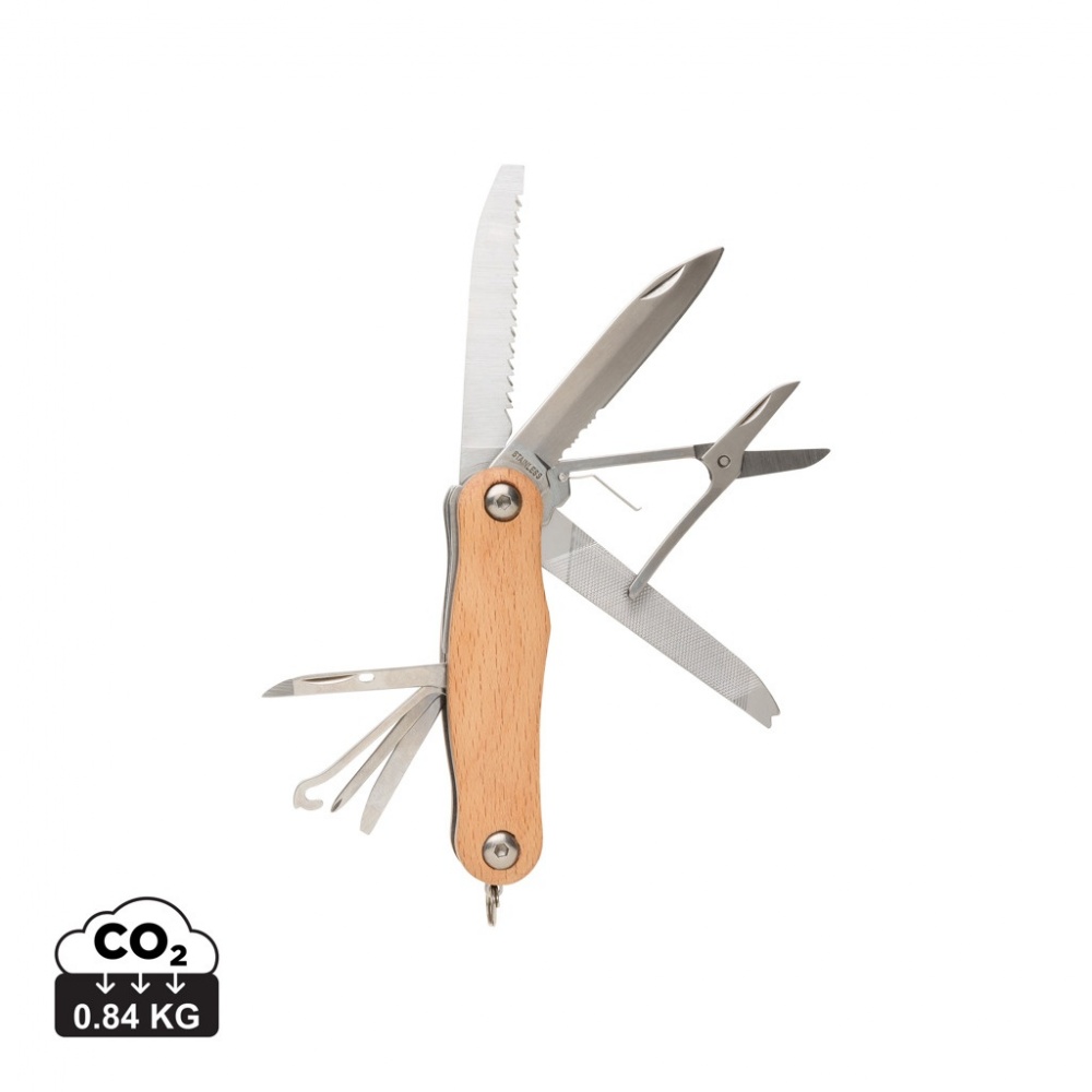 Logo trade promotional product photo of: Wood pocket knife
