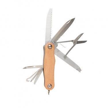 Logo trade promotional merchandise photo of: Wood pocket knife