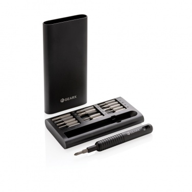 Logo trade promotional giveaways image of: Gear X 31 in 1 precision screwdriver set