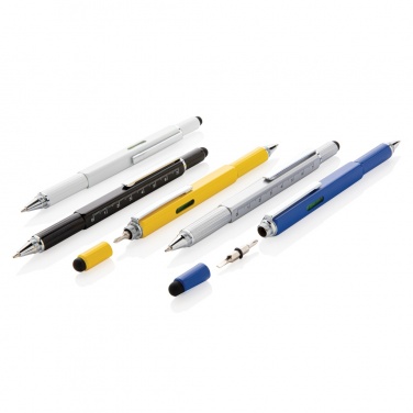 Logotrade corporate gift image of: 5-in-1 aluminium toolpen