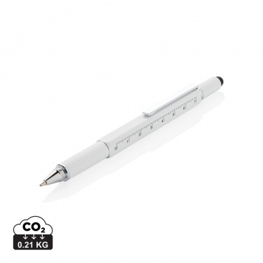 Logotrade promotional item picture of: 5-in-1 aluminium toolpen
