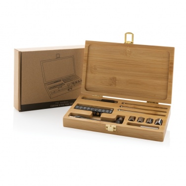Logotrade promotional merchandise image of: Carvine 21 pcs bamboo tool set
