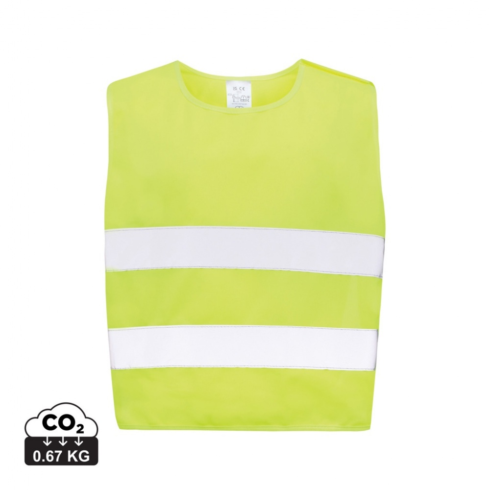 Logo trade corporate gifts picture of: GRS recycled PET high-visibility safety vest 3-6 years
