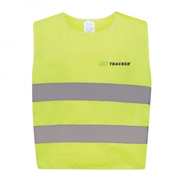 Logotrade promotional merchandise picture of: GRS recycled PET high-visibility safety vest 3-6 years