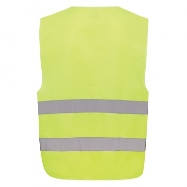 Logo trade promotional gifts picture of: GRS recycled PET high-visibility safety vest