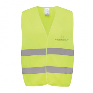 Logotrade promotional item image of: GRS recycled PET high-visibility safety vest