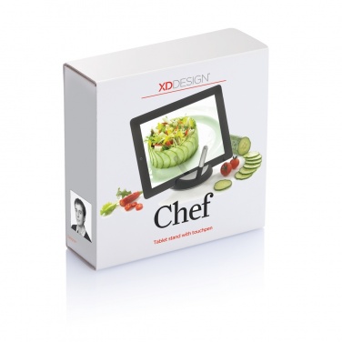 Logo trade business gifts image of: Chef tablet stand with touchpen