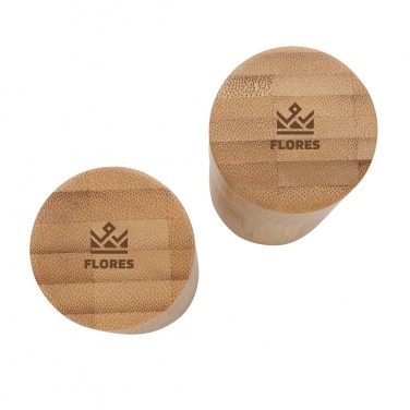 Logotrade promotional product image of: Ukiyo bamboo salt and pepper mill set