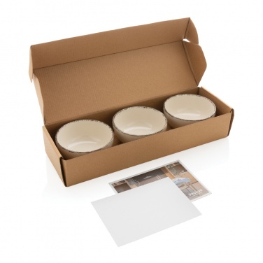 Logotrade promotional gifts photo of: Ukiyo 3pc serving bowl set with bamboo tray