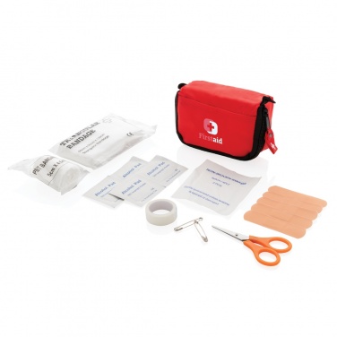 Logo trade advertising products picture of: First aid set in pouch