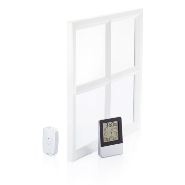 Logo trade advertising products image of: Indoor/outdoor weather station