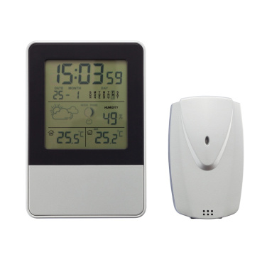 Logo trade business gifts image of: Indoor/outdoor weather station