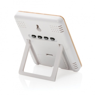 Logotrade promotional giveaway picture of: Bamboo weather station