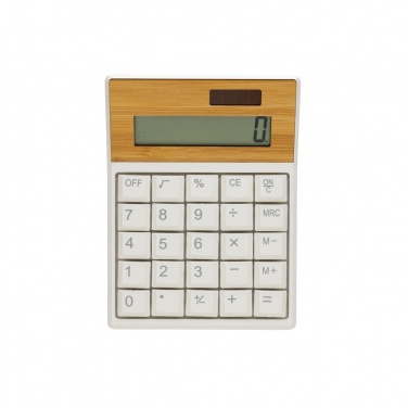 Logotrade promotional gifts photo of: Utah RCS recycled plastic and  bamboo calculator