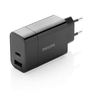 Logo trade corporate gifts image of: Philips ultra fast PD wall charger