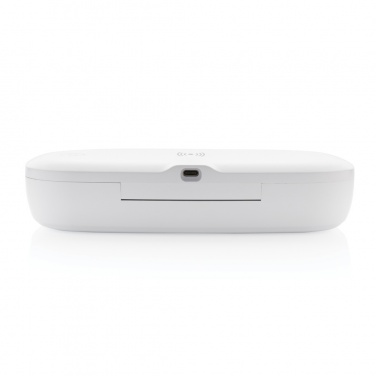 Logo trade corporate gifts image of: UV-C steriliser box with 5W wireless charger