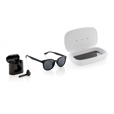 Logo trade corporate gifts picture of: UV-C steriliser box with 5W wireless charger