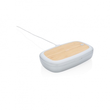 Logo trade business gifts image of: Rena UV-C steriliser box with 5W wireless charger