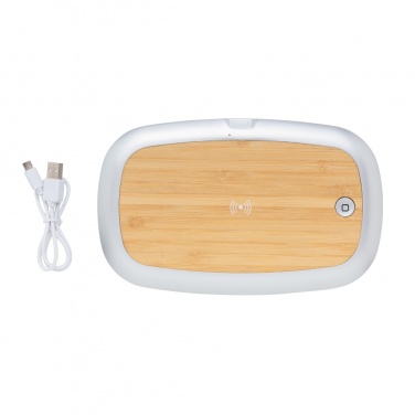 Logotrade promotional product image of: Rena UV-C steriliser box with 5W wireless charger