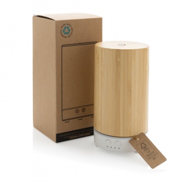 Logotrade promotional item picture of: RCS recycled plastic and bamboo aroma diffuser