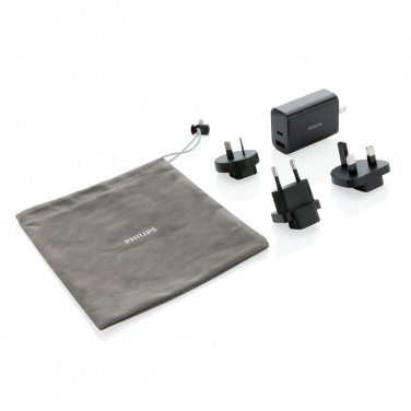 Logo trade business gifts image of: Philips ultra fast PD travel charger