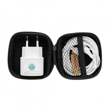 Logo trade promotional items picture of: Boost RCS reycled PET 20W type C 2 pcs charging set