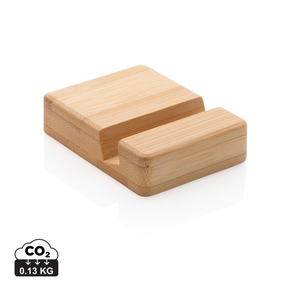 Logo trade promotional merchandise photo of: Bamboo phone stand XD