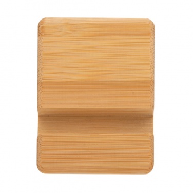 Logo trade corporate gifts image of: Bamboo phone stand XD