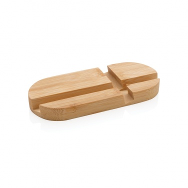 Logotrade promotional gift image of: Bamboo tablet and phone holder