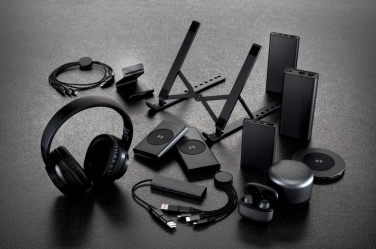 Logo trade promotional merchandise photo of: Terra RCS recycled aluminium tablet & phone stand