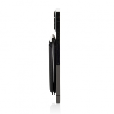 Logotrade promotional merchandise image of: Magstand RCS recycled PU magnetic phone wallet with stand