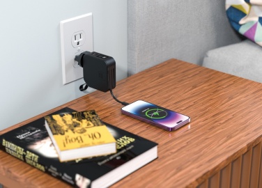 Logo trade corporate gift photo of: Urban Vitamin Saratoga 5 in 1 universal charger