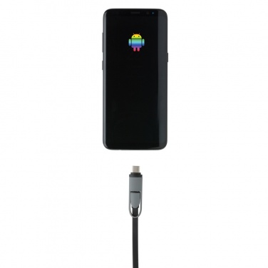 Logo trade advertising products image of: 3-in-1 retractable cable