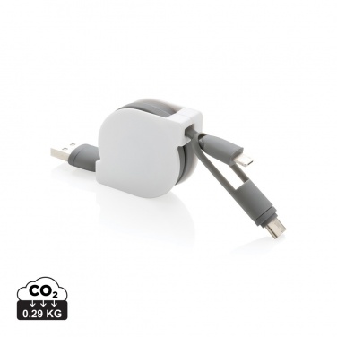 Logotrade promotional gifts photo of: 3-in-1 retractable cable