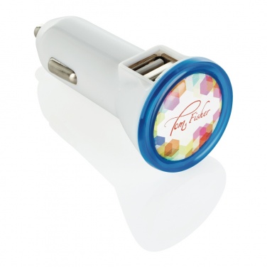 Logotrade advertising products photo of: Powerful dual port car charger