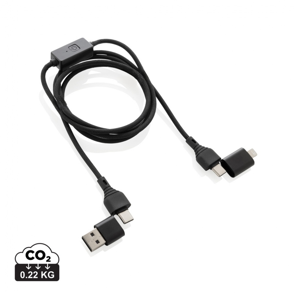 Logotrade advertising products photo of: Datalock RCS recycled 60W hacking protection cable