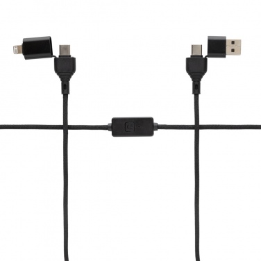 Logo trade advertising products image of: Datalock RCS recycled 60W hacking protection cable