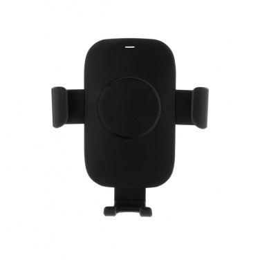 Logo trade corporate gifts picture of: RCS recycled plastic 10W wireless charging car holder