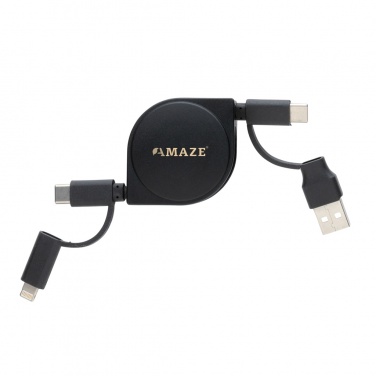 Logotrade promotional items photo of: RCS standard recycled plastic and TPE 6-in-1 cable