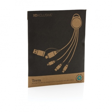 Logotrade corporate gift picture of: Terra RCS recycled aluminium 6-in-1 charging cable
