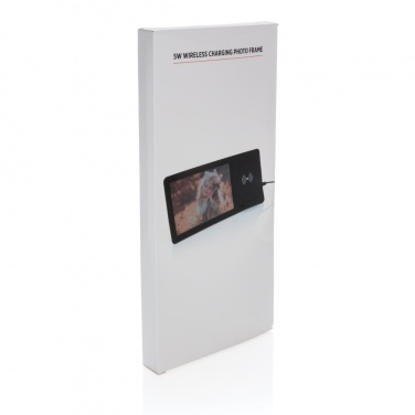 Logo trade corporate gifts image of: 5W Wireless charger and photo frame
