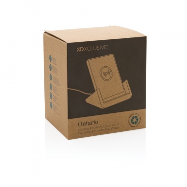 Logo trade advertising products image of: Ontario  RCS recycled plastic 10W stand